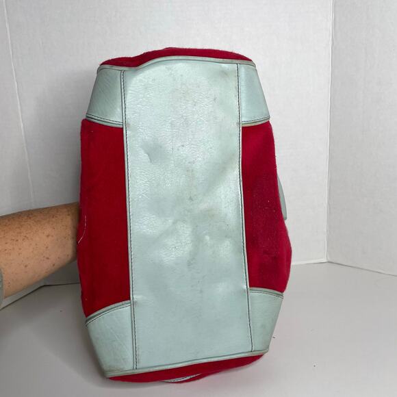 FAIR CONDITION Juicy Couture Your Royal Highness Red Green Bag Y2K and Wallet - Picture 13 of 16